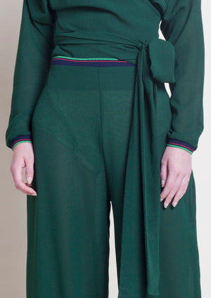 GREEN MEDLEY TROUSERS